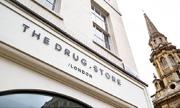 The Drug Store opens its first permanent store 